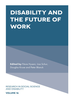 cover image of Disability and the Future of Work